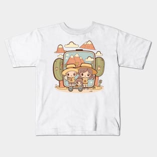 Exploring the world with my favorite people by my side Kids T-Shirt